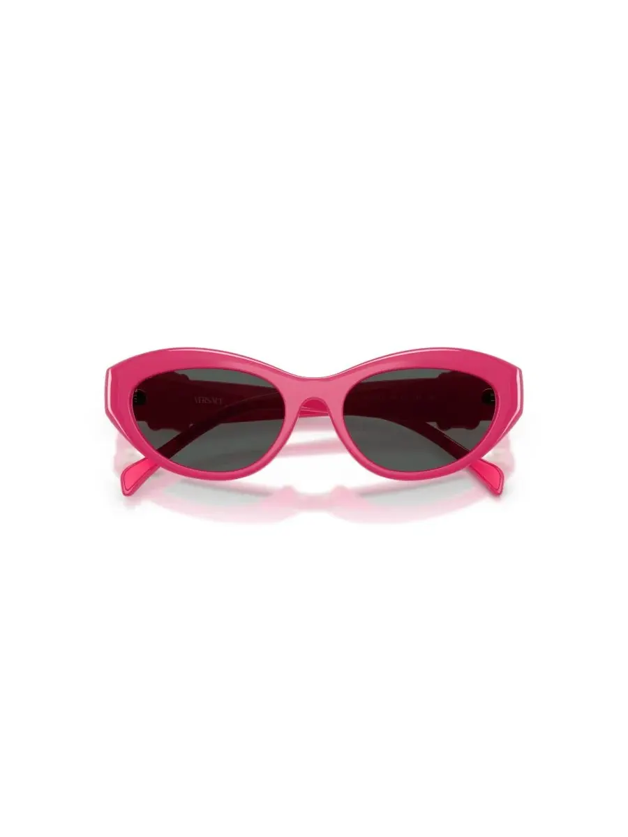 Солнцезащитные очки с оправой кошачий глаз Versace VK4005U, Fuxia — изображение 5 из 6