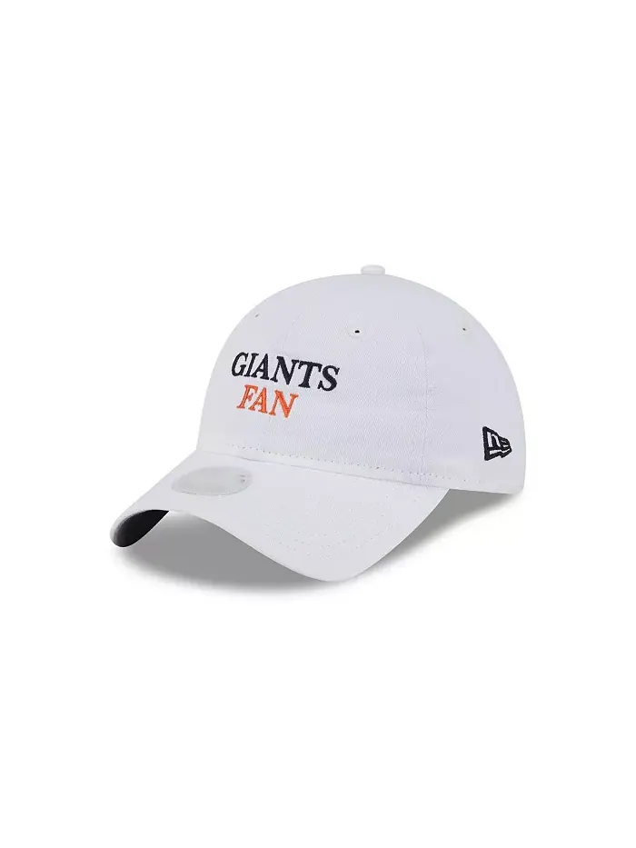 Женская белая регулируемая кепка 9TWENTY для болельщиков команды San Francisco Giants New Era