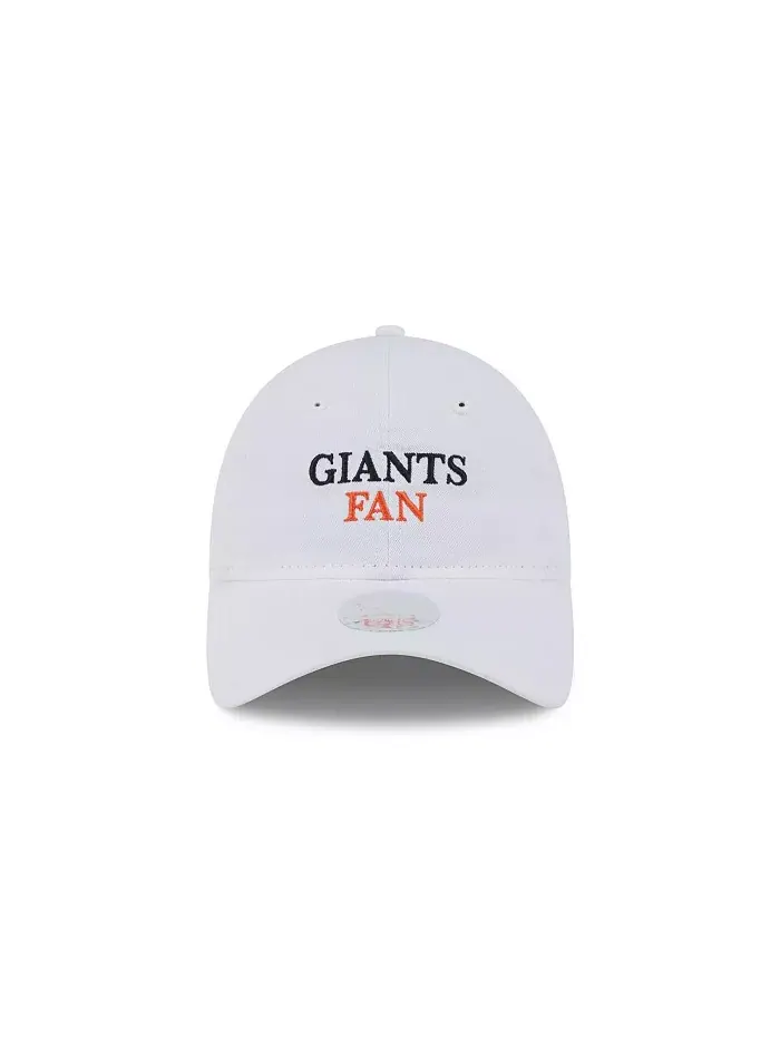 Женская белая регулируемая кепка 9TWENTY для болельщиков команды San Francisco Giants New Era — изображение 4 из 5