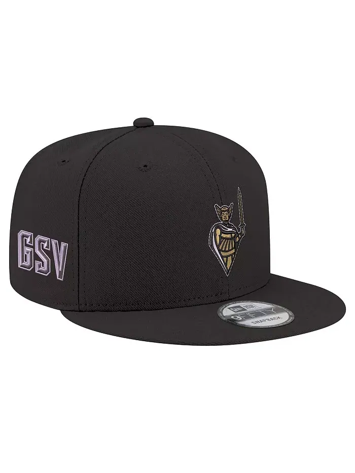 Мужская и женская бейсболка Eclipse Black Golden State Valkyries Logo 9FIFTY New Era — изображение 3 из 4