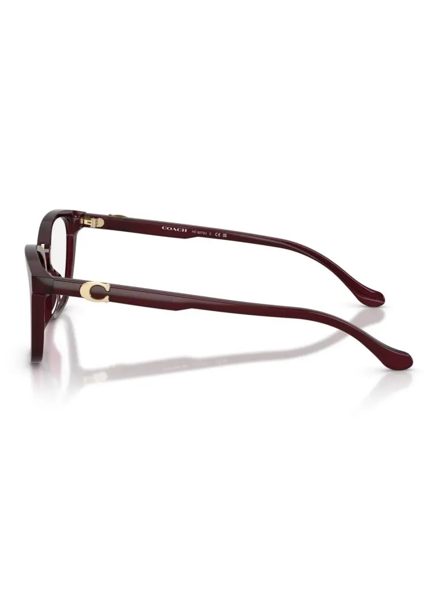 Женские квадратные очки, HC6272U COACH, Milky Merlot — изображение 3 из 6