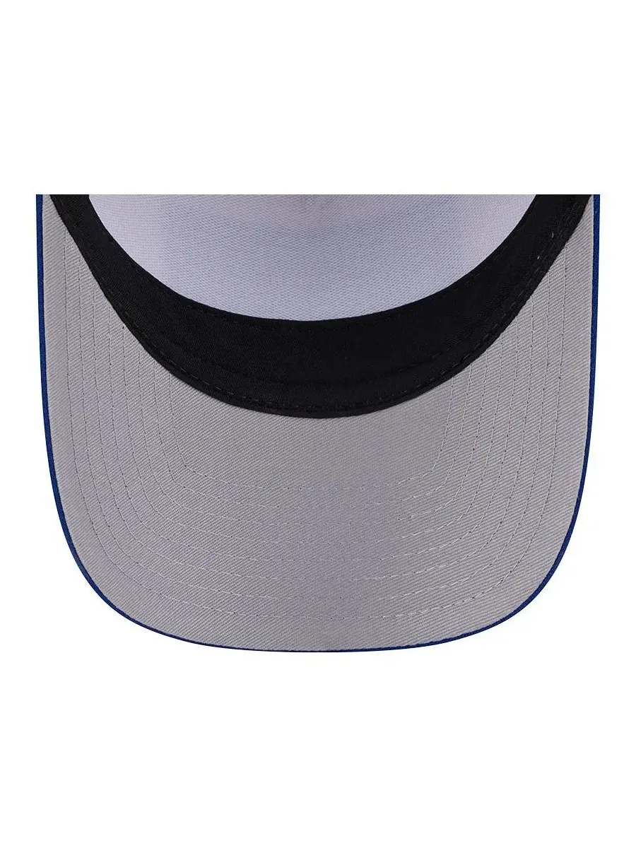 Кепка-тракер с принтом Chicago Cubs Text A-Frame Trucker 9FORTY New Era, Stone Royal — изображение 3 из 5