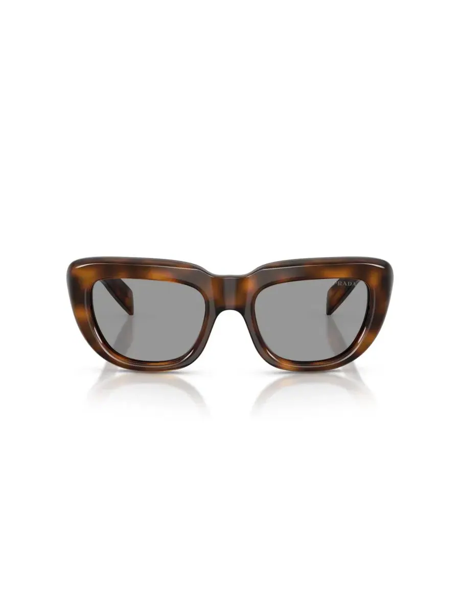 Солнцезащитные очки прямоугольные PR D07S PRADA, Juniper Tortoise — изображение 2 из 6