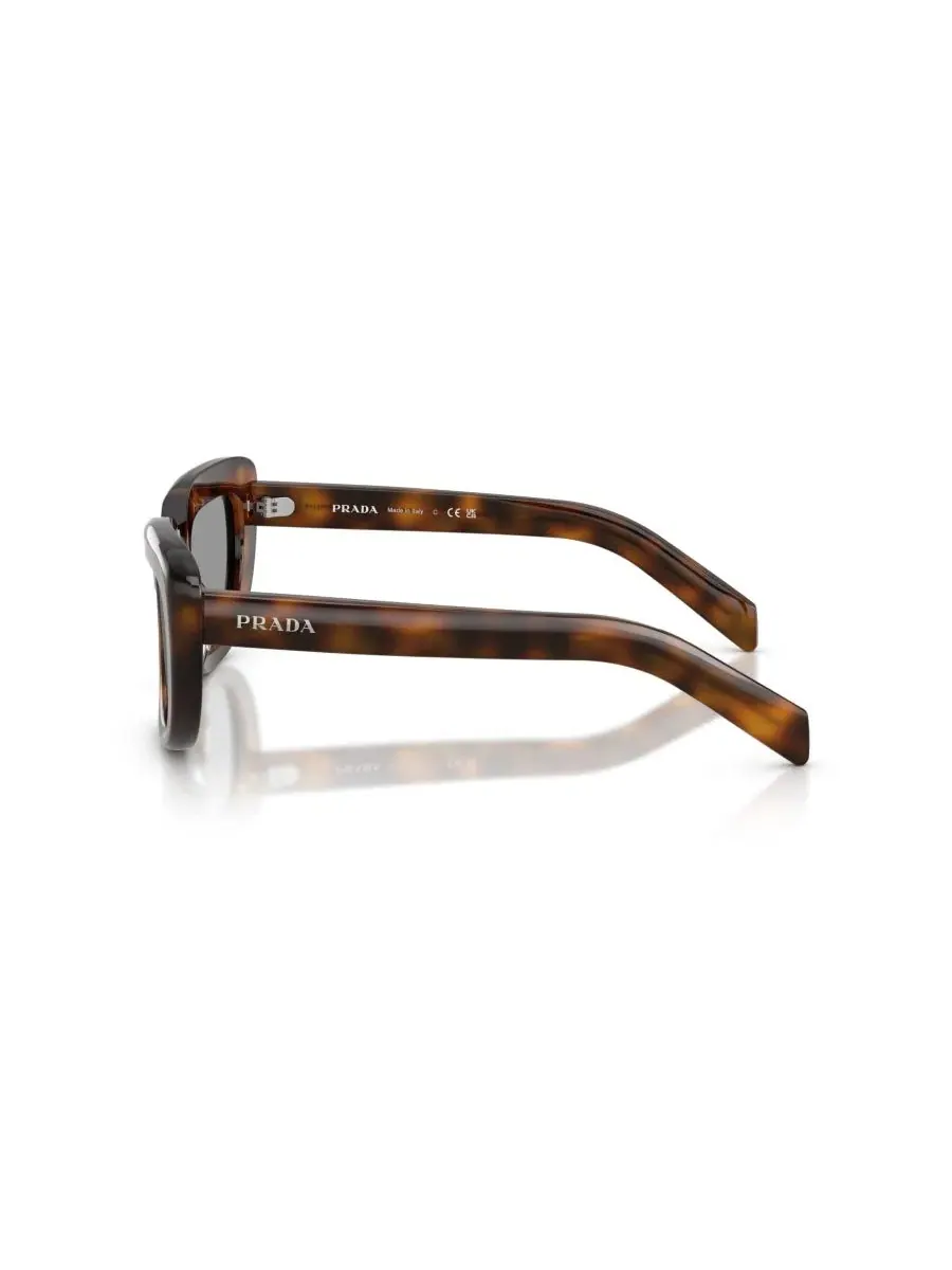 Солнцезащитные очки прямоугольные PR D07S PRADA, Juniper Tortoise — изображение 3 из 6