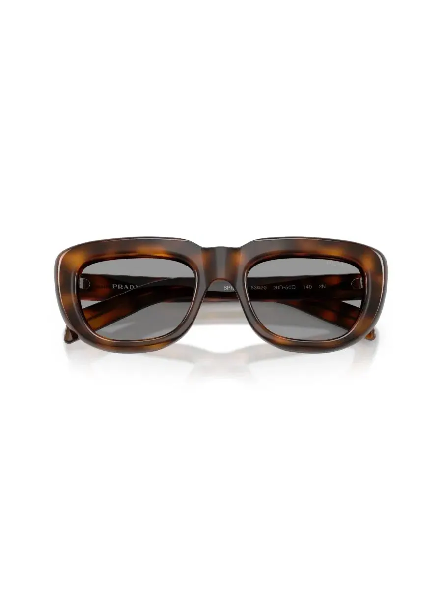Солнцезащитные очки прямоугольные PR D07S PRADA, Juniper Tortoise — изображение 5 из 6