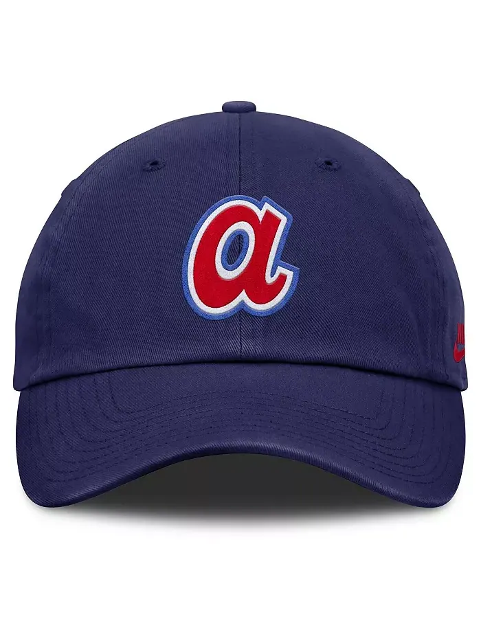 Женская регулируемая кепка Royal Atlanta Braves Club Nike — изображение 3 из 4