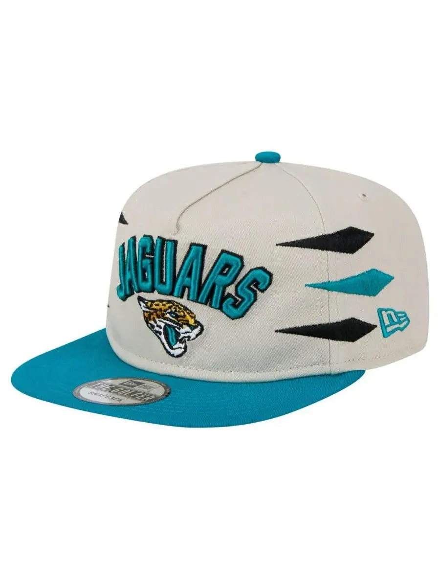 New Era Мужская спортивная кепка-бейсболка Jacksonville Jaguars цвета «камень/бирюза» с