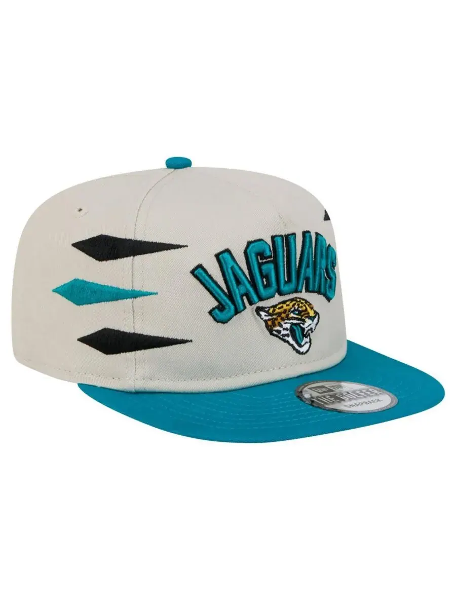 New Era Мужская спортивная кепка-бейсболка Jacksonville Jaguars цвета «камень/бирюза» с — изображение 2 из 4