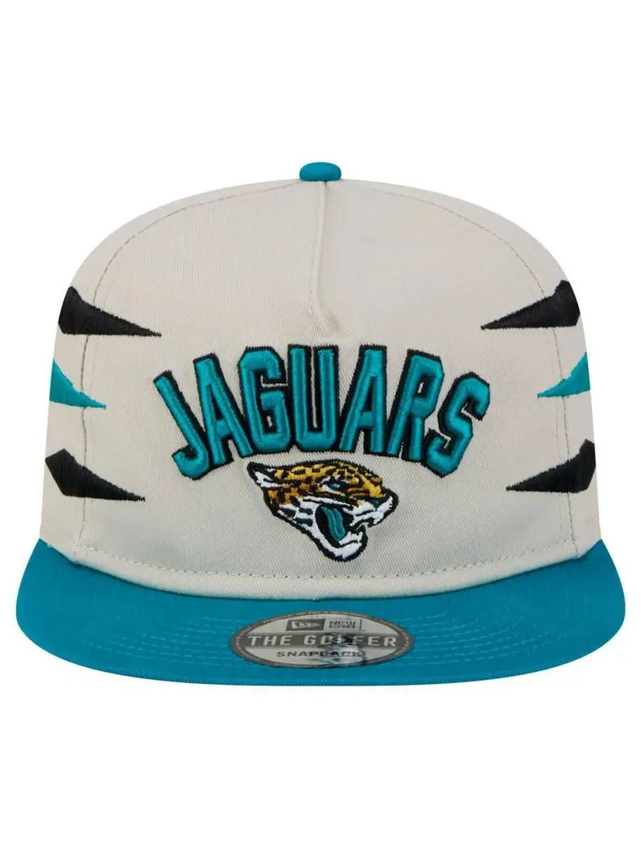 New Era Мужская спортивная кепка-бейсболка Jacksonville Jaguars цвета «камень/бирюза» с — изображение 4 из 4
