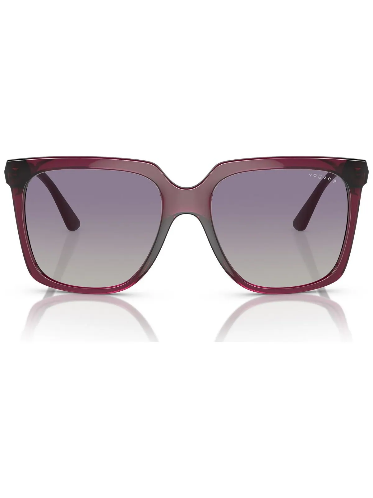 Женские поляризованные солнцезащитные очки, VO5476SB Vogue Eyewear — изображение 3 из 7, прозрачный