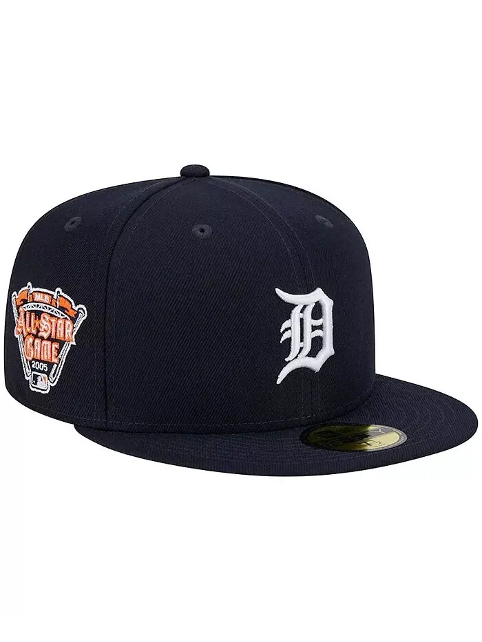 Мужская темно-синяя кепка Detroit Tigers 2005 All Star Game Team Color 59FIFTY New Era
