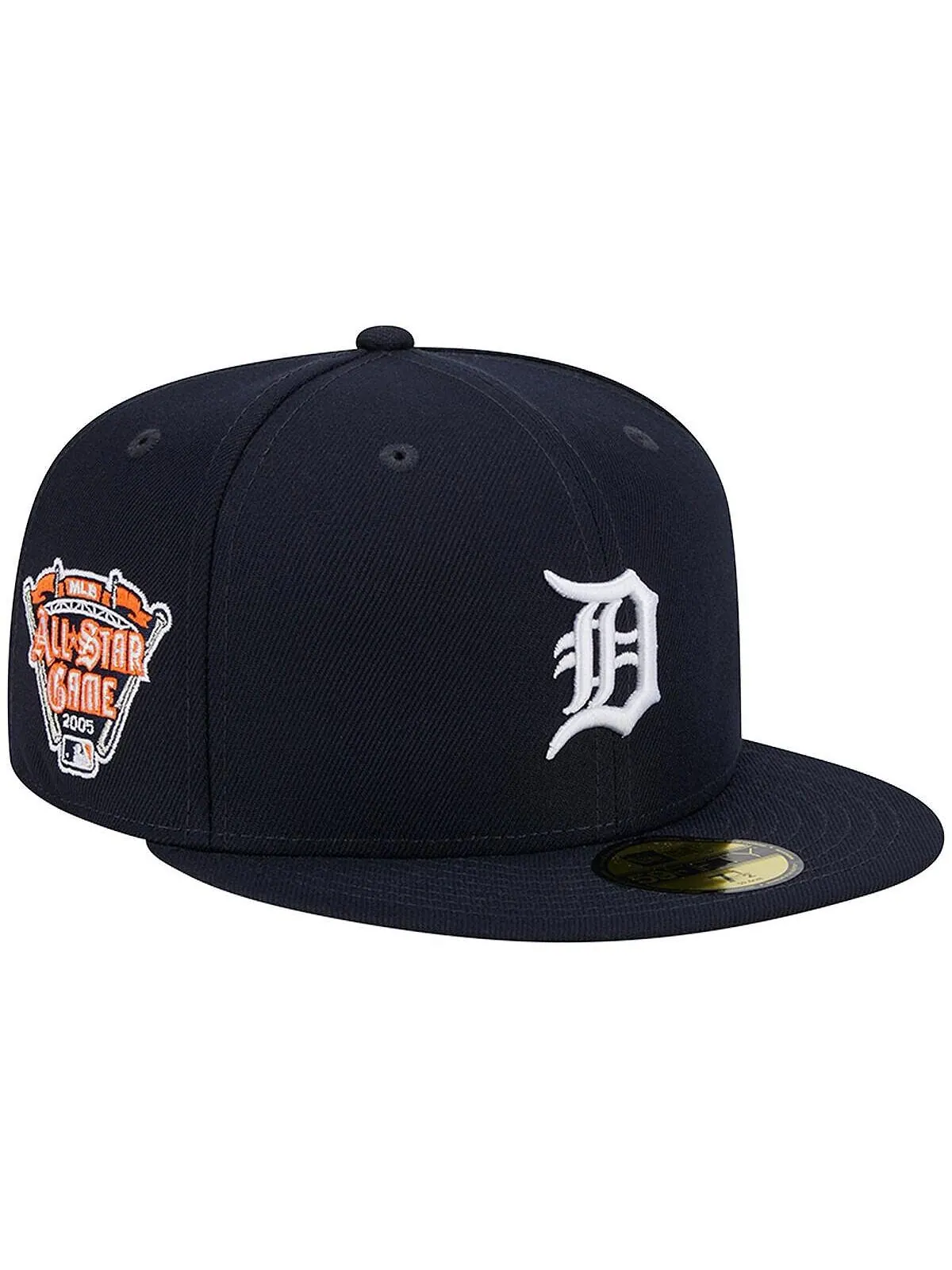 Мужская темно-синяя облегающая шляпа Detroit Tigers 2005 All Star Game Team цвета 59FIFTY New Era — изображение 1 из 5