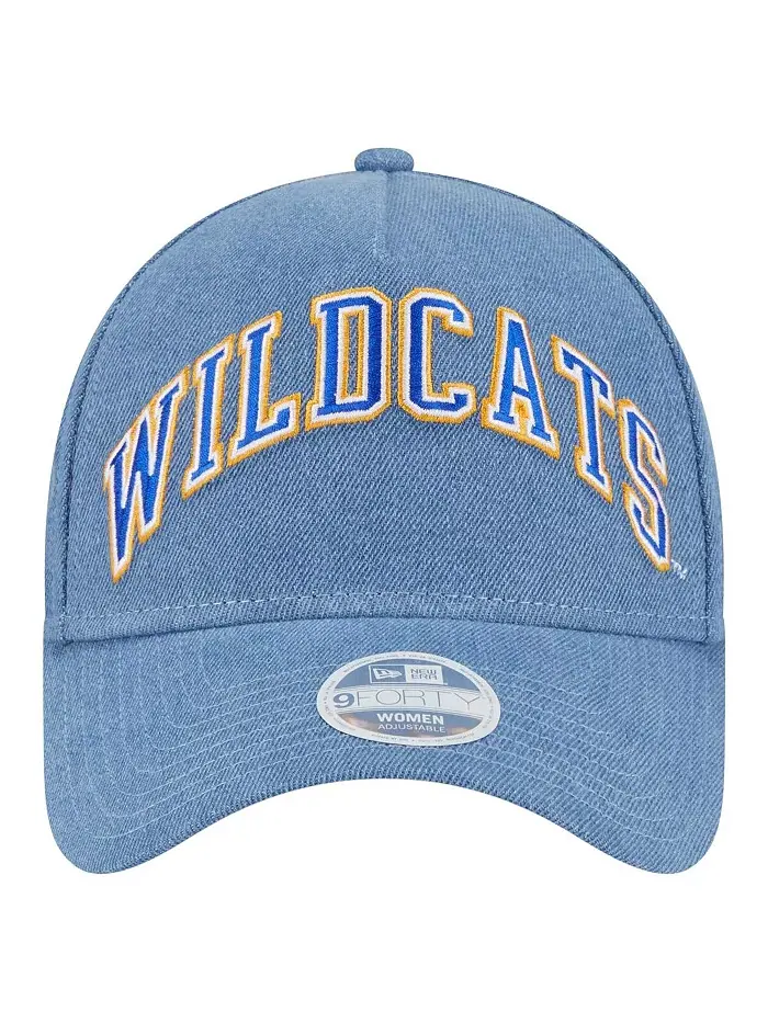 Женская бейсболка Kentucky Wildcats A-Frame 9FORTY с регулируемой застежкой из денима New Era — изображение 2 из 4