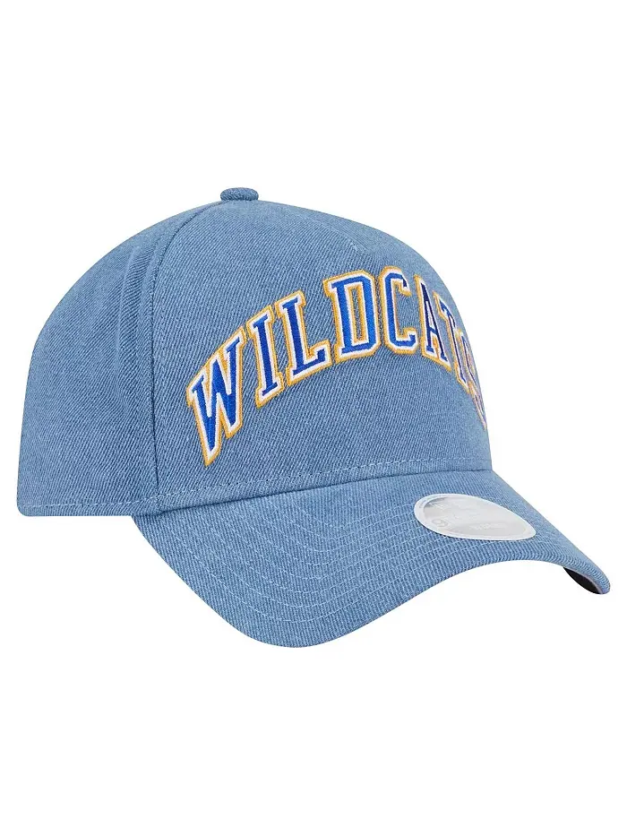 Женская бейсболка Kentucky Wildcats A-Frame 9FORTY с регулируемой застежкой из денима New Era — изображение 3 из 4