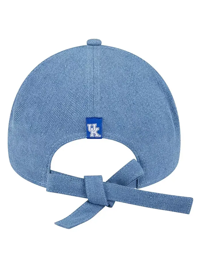 Женская бейсболка Kentucky Wildcats A-Frame 9FORTY с регулируемой застежкой из денима New Era — изображение 4 из 4