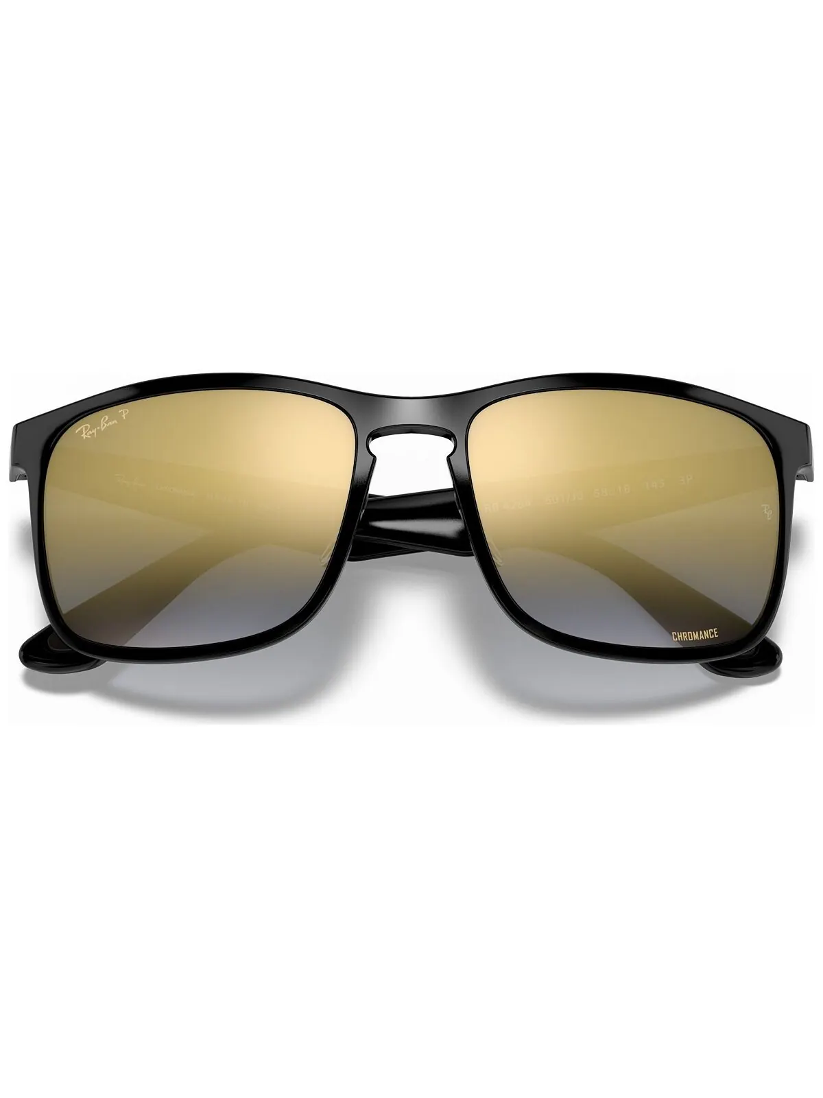 Поляризационные солнцезащитные очки, RB4264 58 Ray-Ban — изображение 6 из 7, золотистый