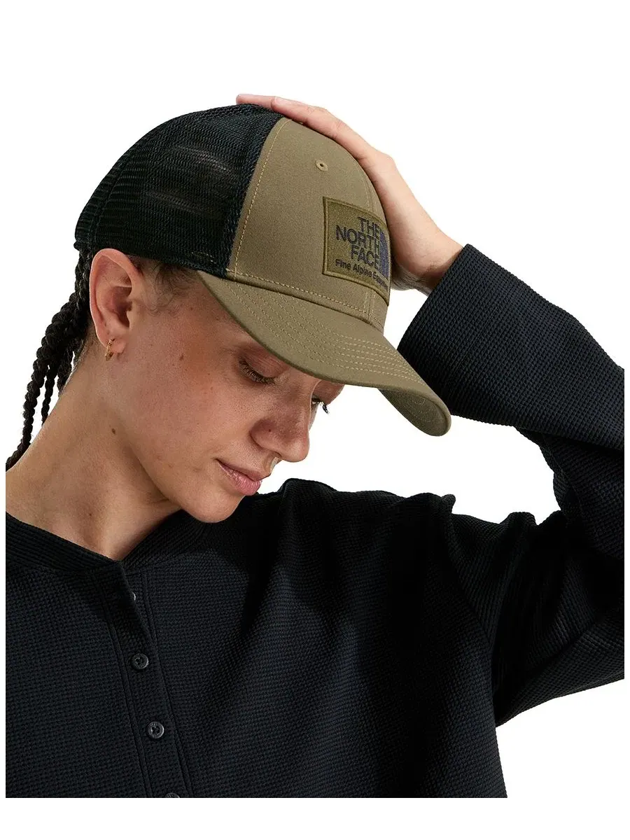 Кепка-тракер классического кроя с вышитым логотипом The North Face, Caraway Seed