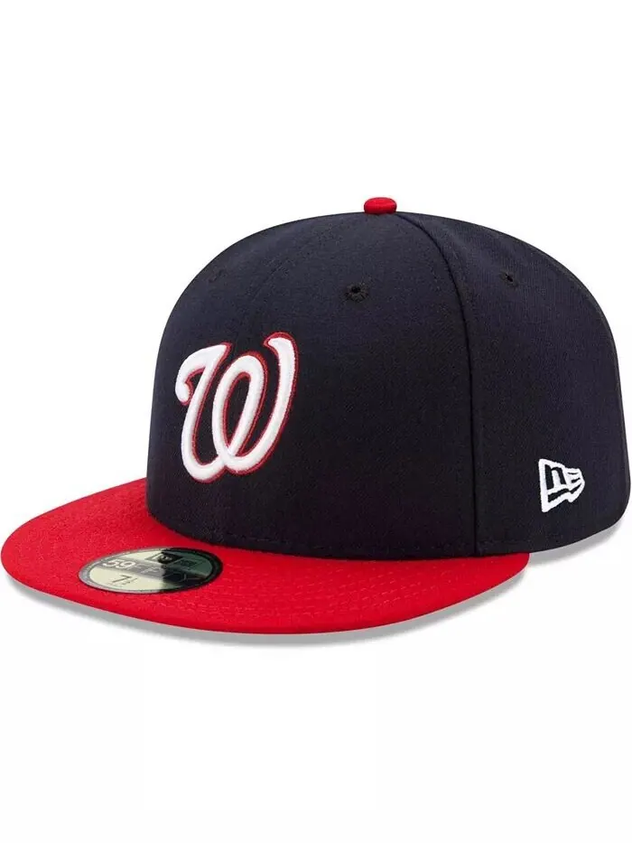 Мужская приталенная кепка Washington Nationals Alternate Authentic Collection On-Field 59FIFTY New