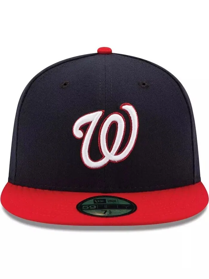 Мужская приталенная кепка Washington Nationals Alternate Authentic Collection On-Field 59FIFTY New — изображение 2 из 4