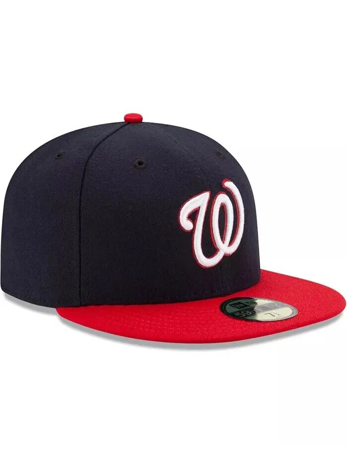 Мужская приталенная кепка Washington Nationals Alternate Authentic Collection On-Field 59FIFTY New — изображение 3 из 4