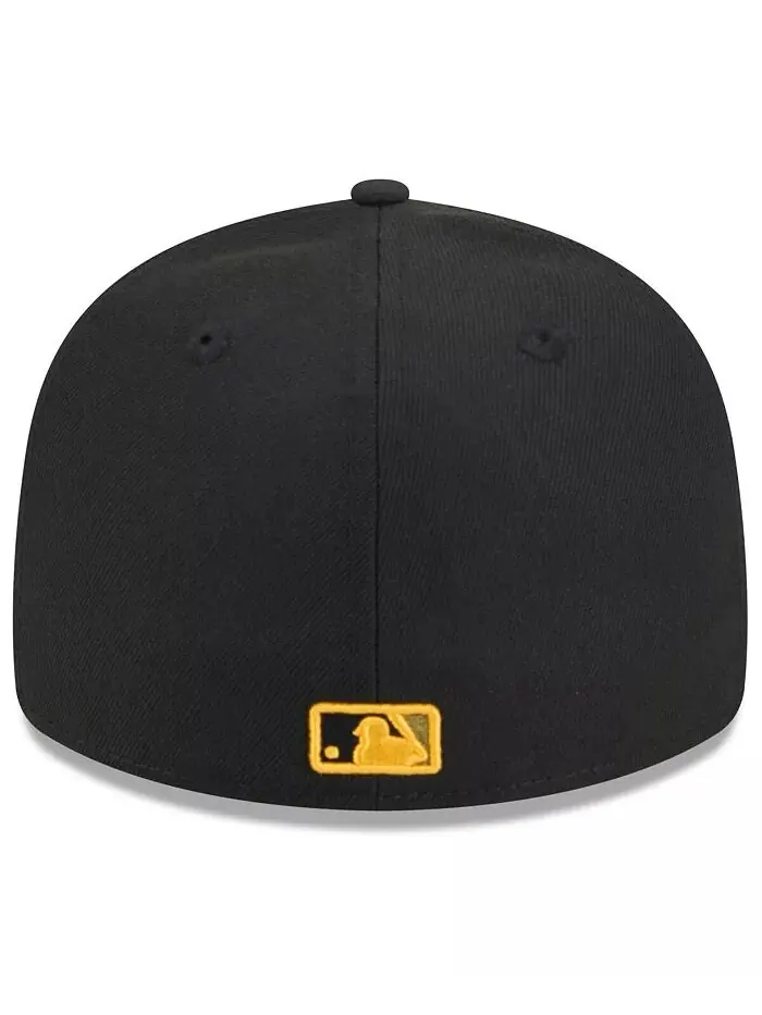 Мужская черная кепка Cleveland Guardians 2024 ко Дню вооруженных сил с низким профилем 59FIFTY New — изображение 2 из 4