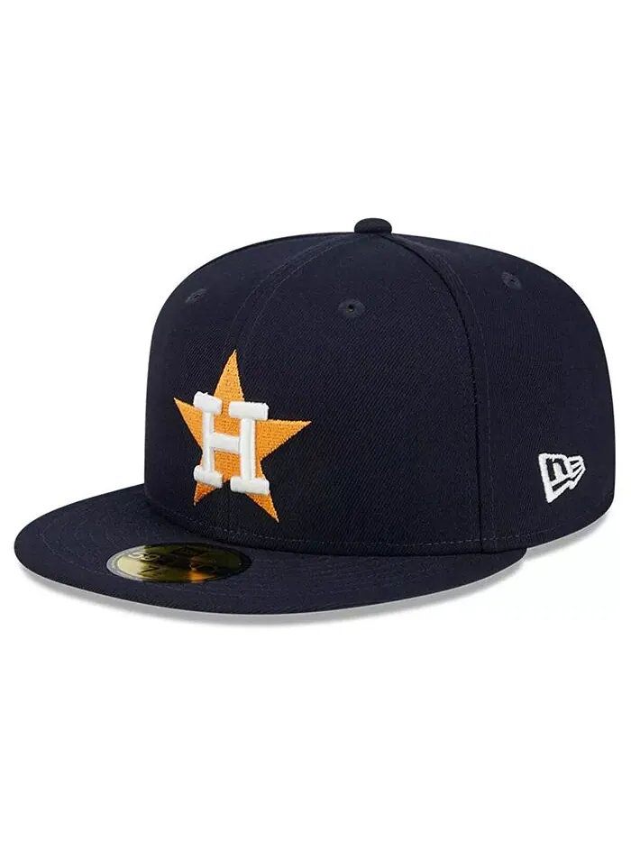 Мужская темно-синяя шапка Houston Astros Big League Chew Team 59FIFTY Fitted New Era — изображение 3 из 4