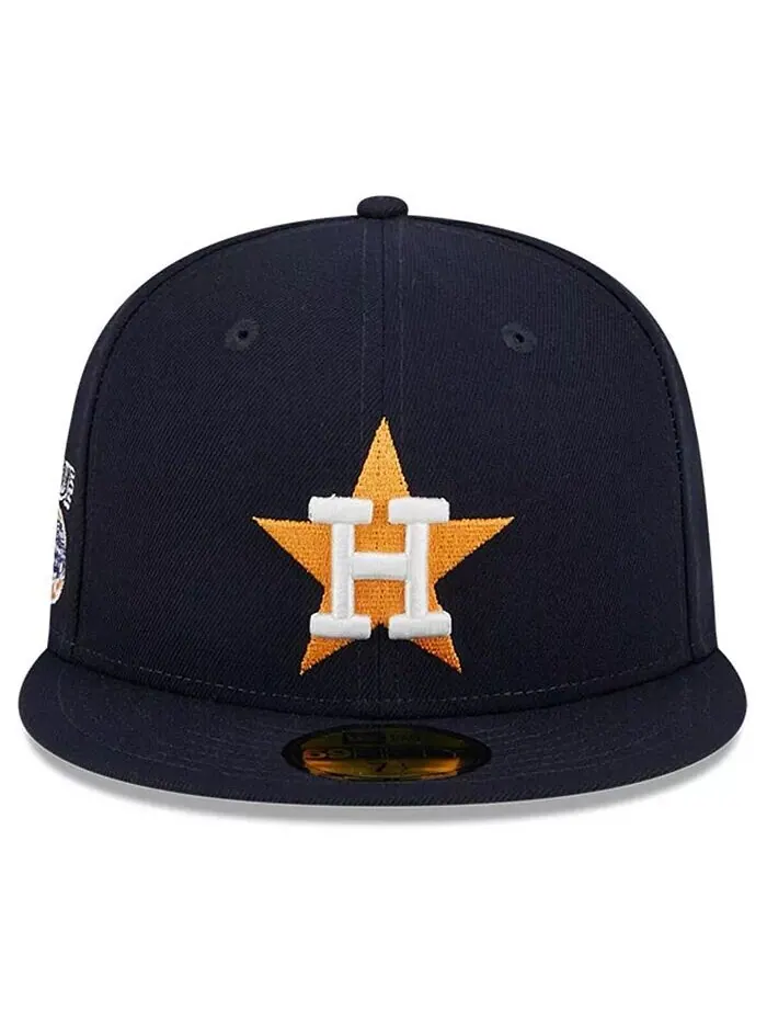 Мужская темно-синяя шапка Houston Astros Big League Chew Team 59FIFTY Fitted New Era — изображение 4 из 4