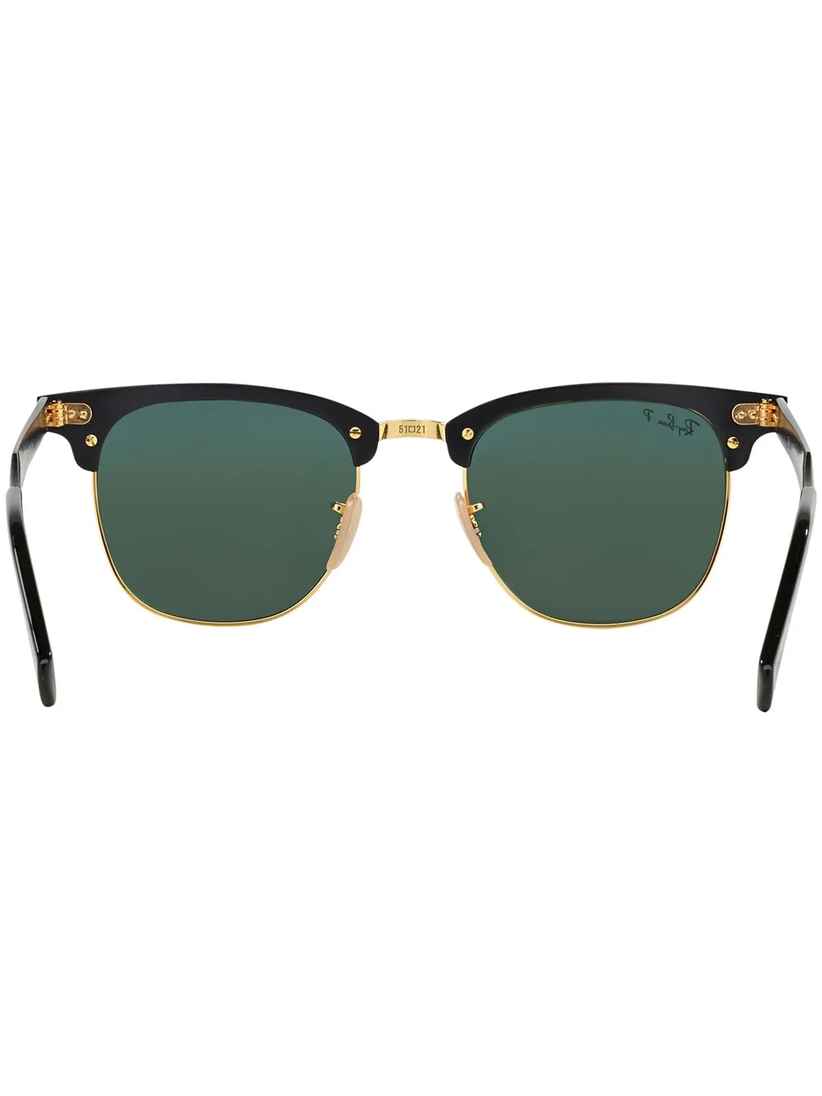 Поляризованные солнцезащитные очки, RB3507 CLUBMASTER ALUMINIUM Ray-Ban — изображение 5 из 7, черный/зеленый