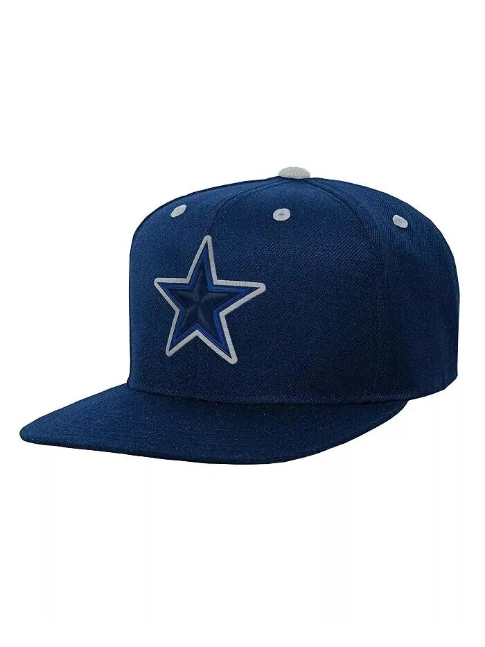 Кепка Snapback Navy Dallas Cowboys Team Color Pop для больших мальчиков и девочек Outerstuff