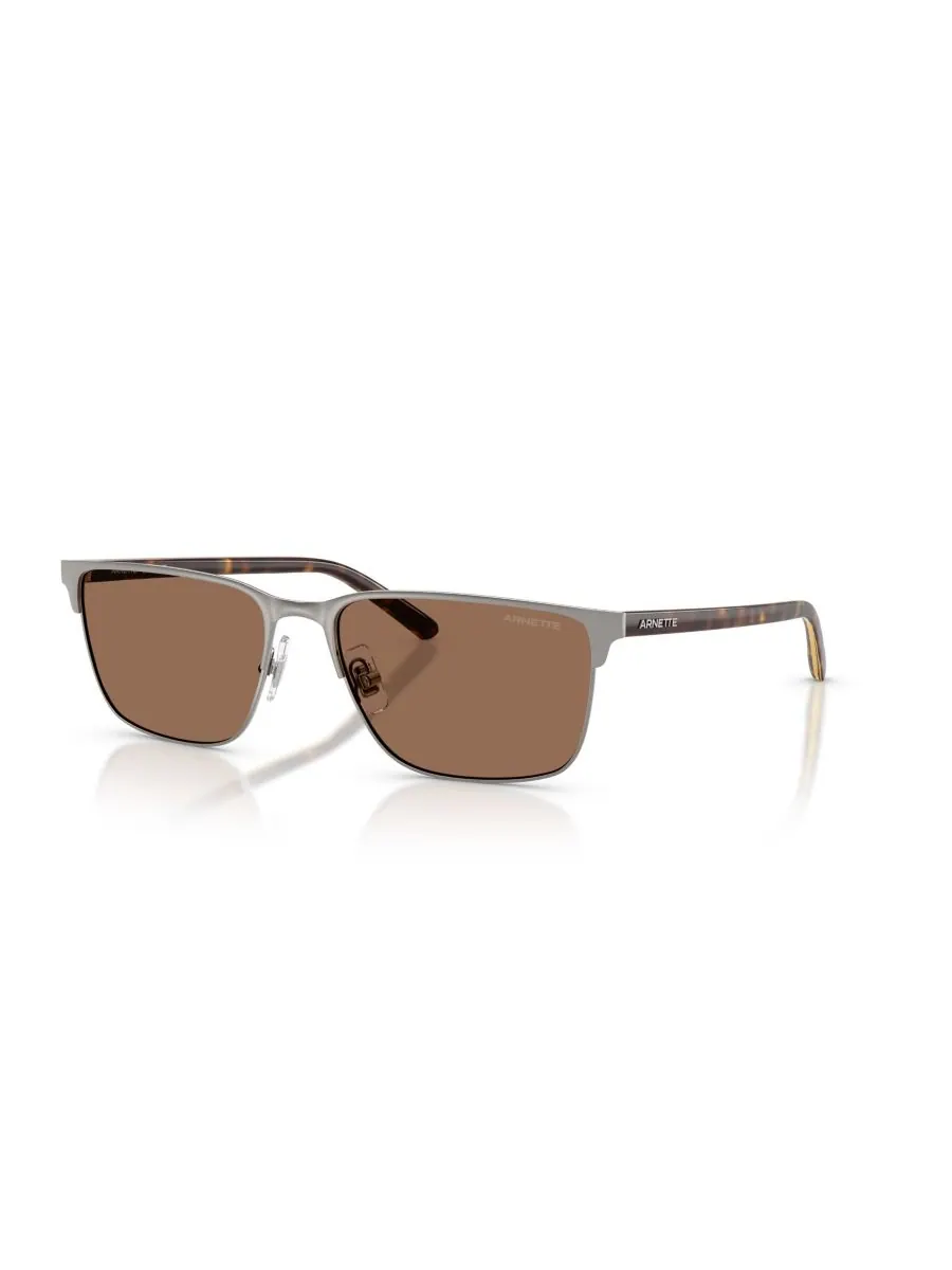 Мужские прямоугольные солнцезащитные очки Hampere, AN3094 Arnette, Brushed Gunmetal