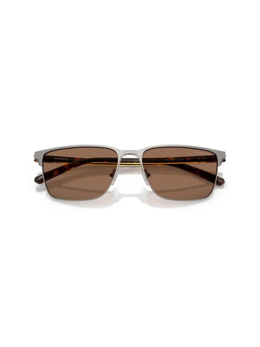 Мужские прямоугольные солнцезащитные очки Hampere, AN3094 Arnette, Brushed Gunmetal — изображение 5 из 6