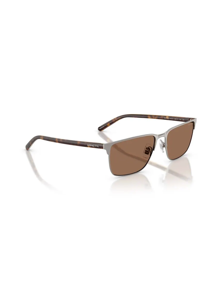 Мужские прямоугольные солнцезащитные очки Hampere, AN3094 Arnette, Brushed Gunmetal — изображение 6 из 6