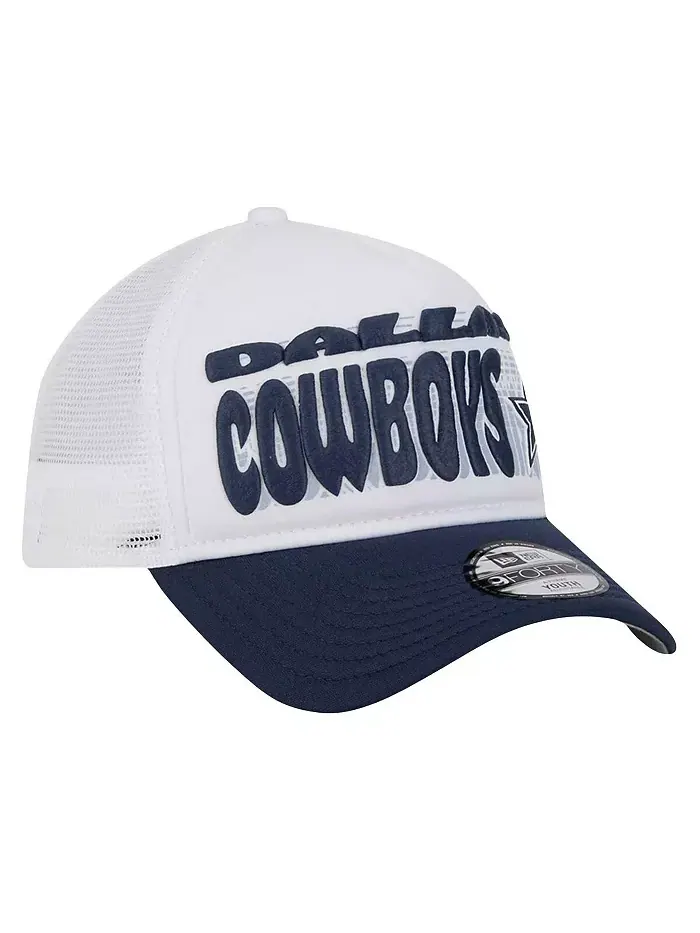 Детская регулируемая бейсболка 9FORTY с принтом Dallas Cowboys, белая New Era — изображение 4 из 5