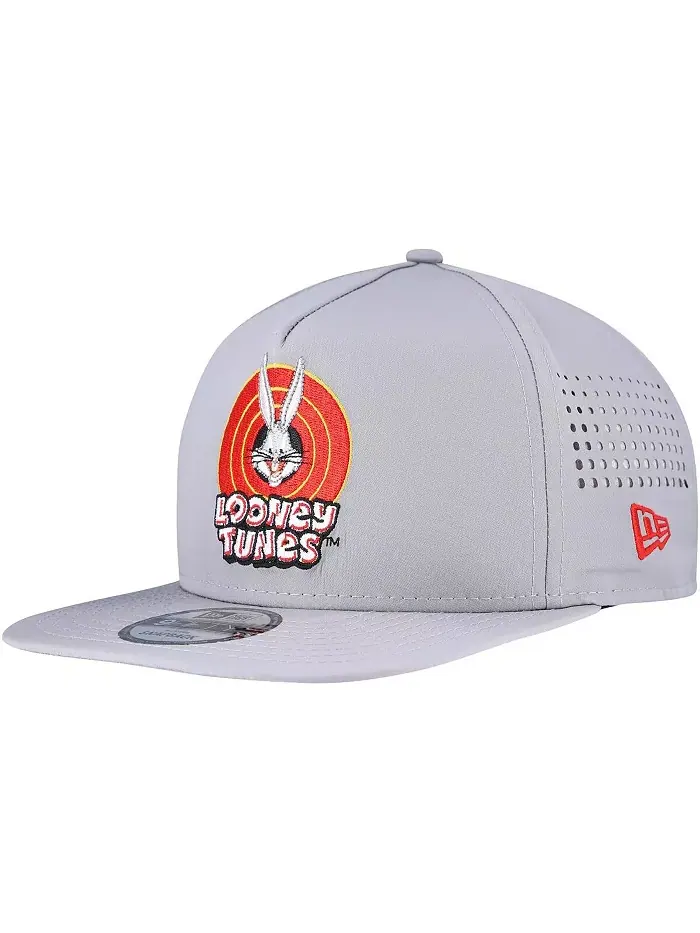 Мужская серая бейсболка Looney Tunes с вентиляцией 9FIFTY New Era
