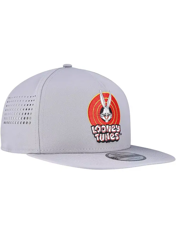 Мужская серая бейсболка Looney Tunes с вентиляцией 9FIFTY New Era — изображение 3 из 4