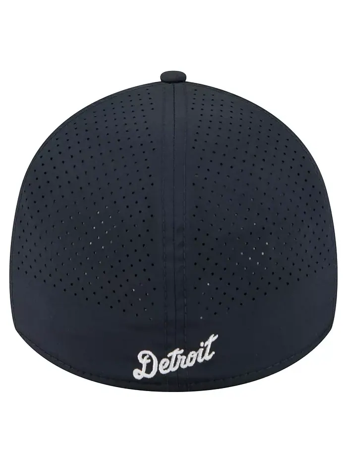 Мужская темно-синяя кепка Detroit Tigers 39THIRTY A-Frame Perforated Flex New Era — изображение 3 из 5