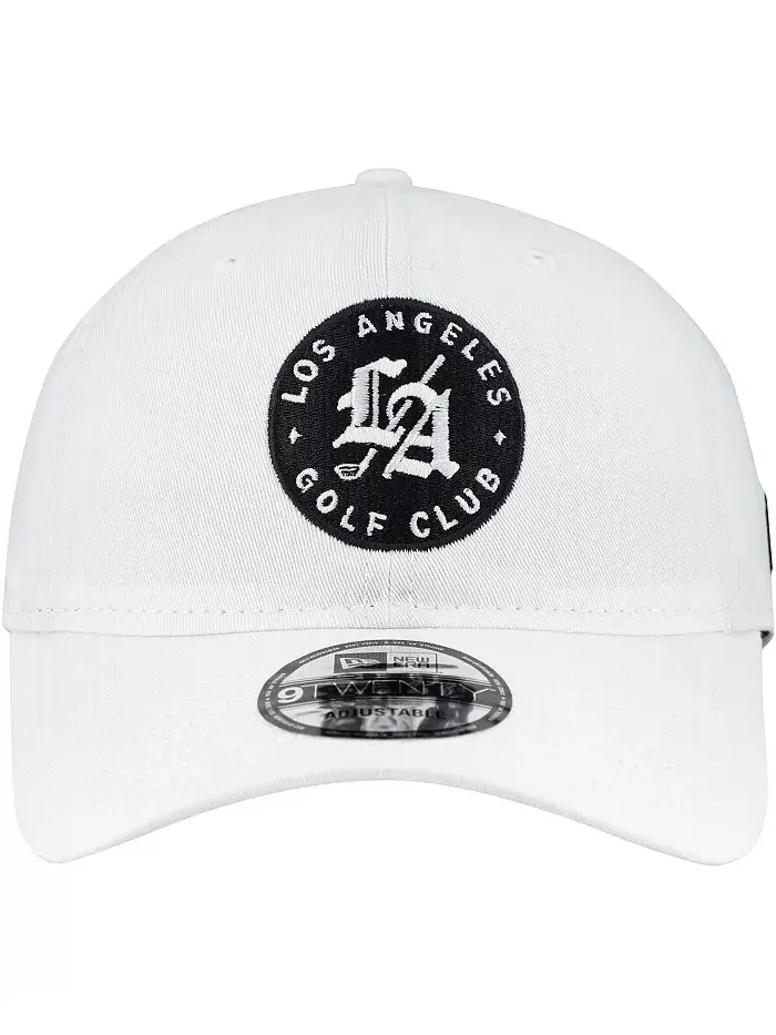 Мужская белая регулируемая кепка 9TWENTY Los Angeles Golf Club TGL Team New Era — изображение 2 из 4