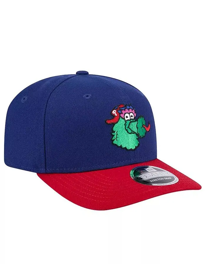 Мужская двухцветная кепка Royal Philadelphia Phillies Phanatic 9SEVENTY Stretch-Snap New Era — изображение 4 из 4