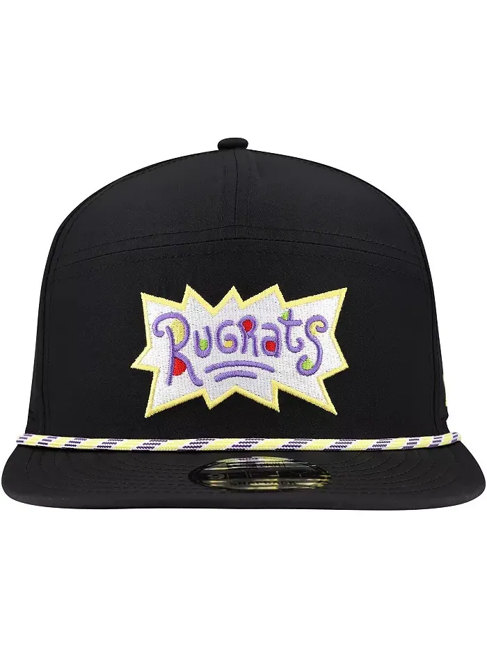 Мужская черная бейсболка Rugrats Rope Trucker 9FIFTY с застежкой New Era — изображение 4 из 4