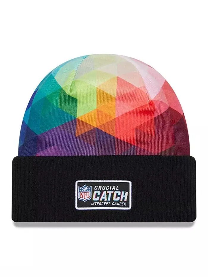 Мужская черная шапка Tennessee Titans 2023 NFL Crucial Catch с манжетами New Era — изображение 2 из 2
