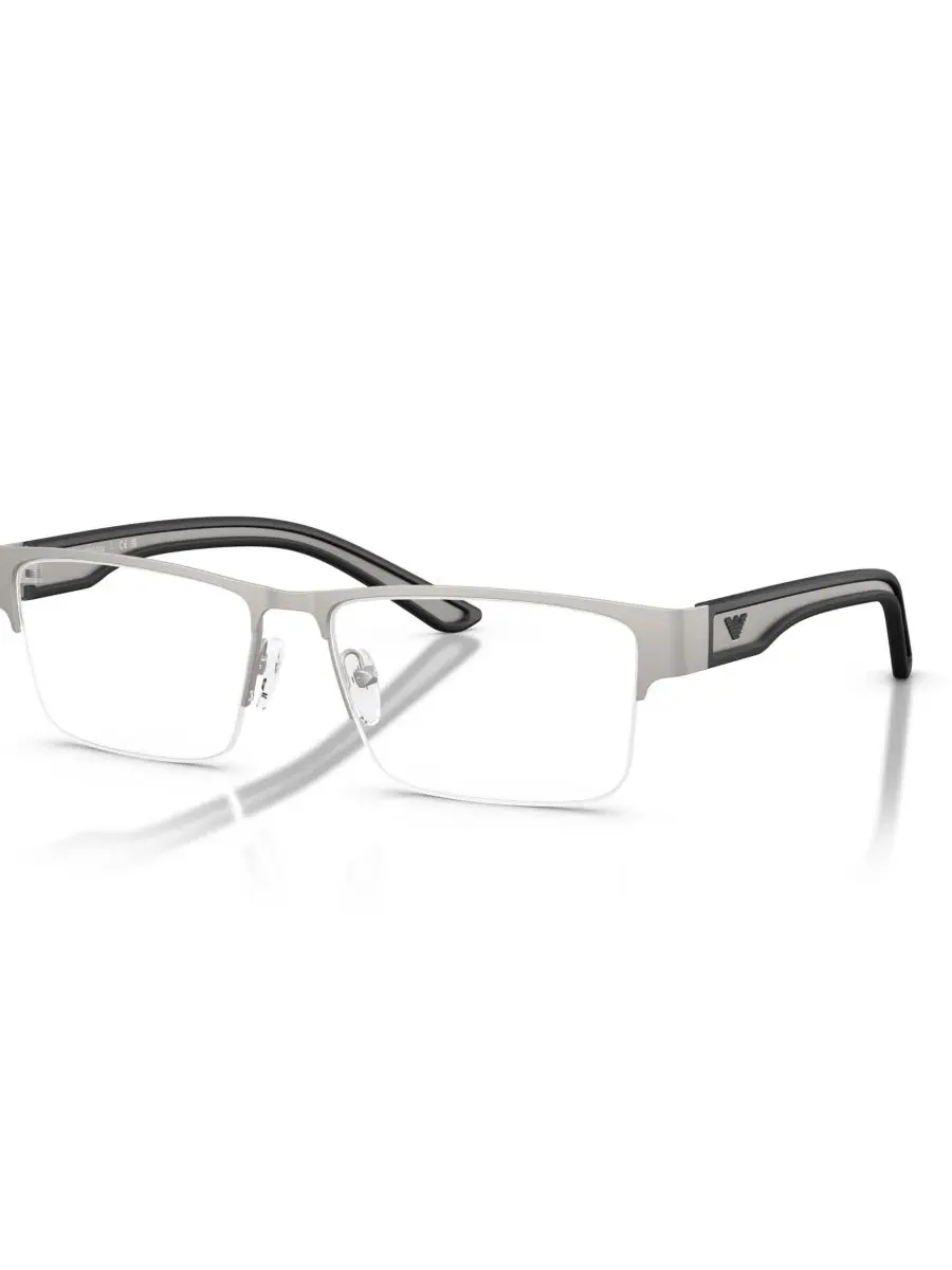 Мужские прямоугольные очки, EA1182 Emporio Armani, Rubber Gunmetal