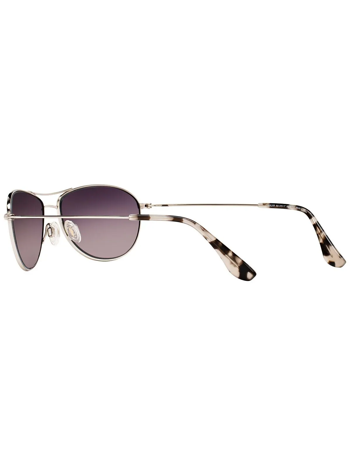 Поляризованные солнцезащитные очки Baby Beach, 245 г. Maui Jim — изображение 6 из 9, серебристый/серый