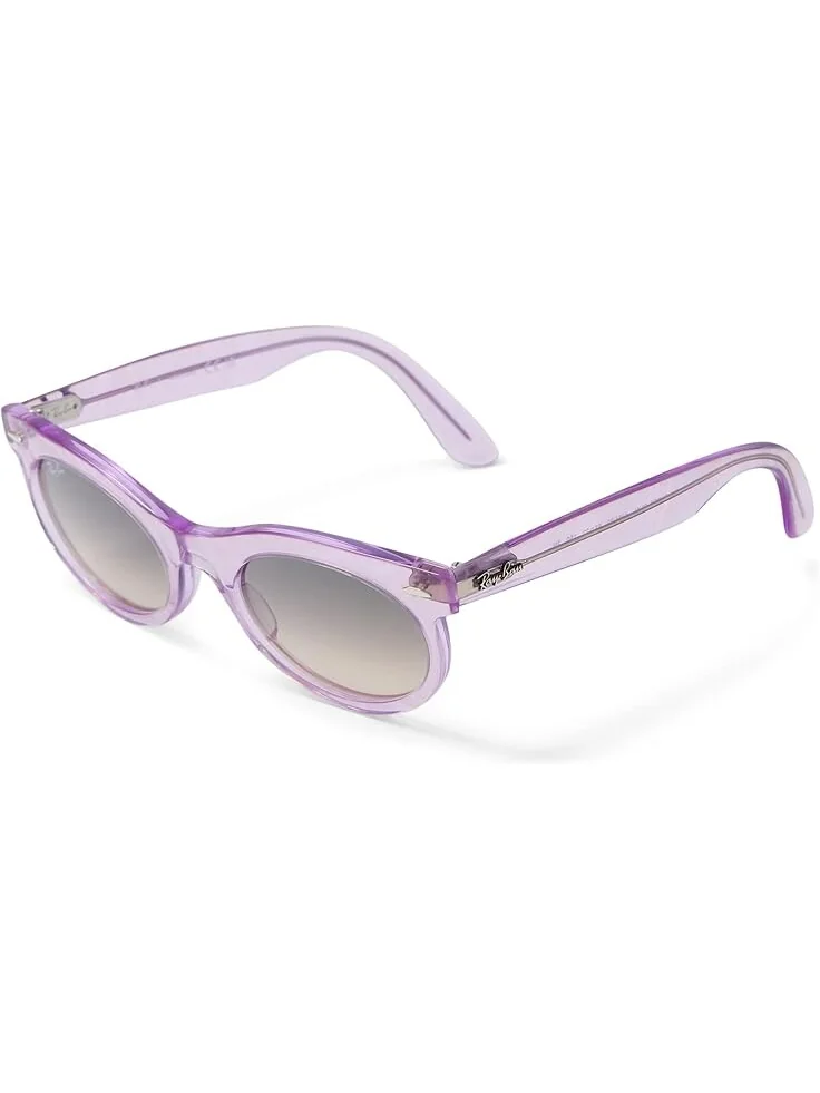 Солнцезащитные очки Ray-Ban 0RB2242 Wayfarer Oval Photochromic — фиолетовый
