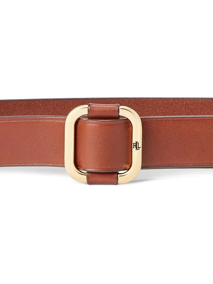 Ремень Lauren Ralph Lauren Slide Buckle Leather Belt, цвет Cuoio — 2