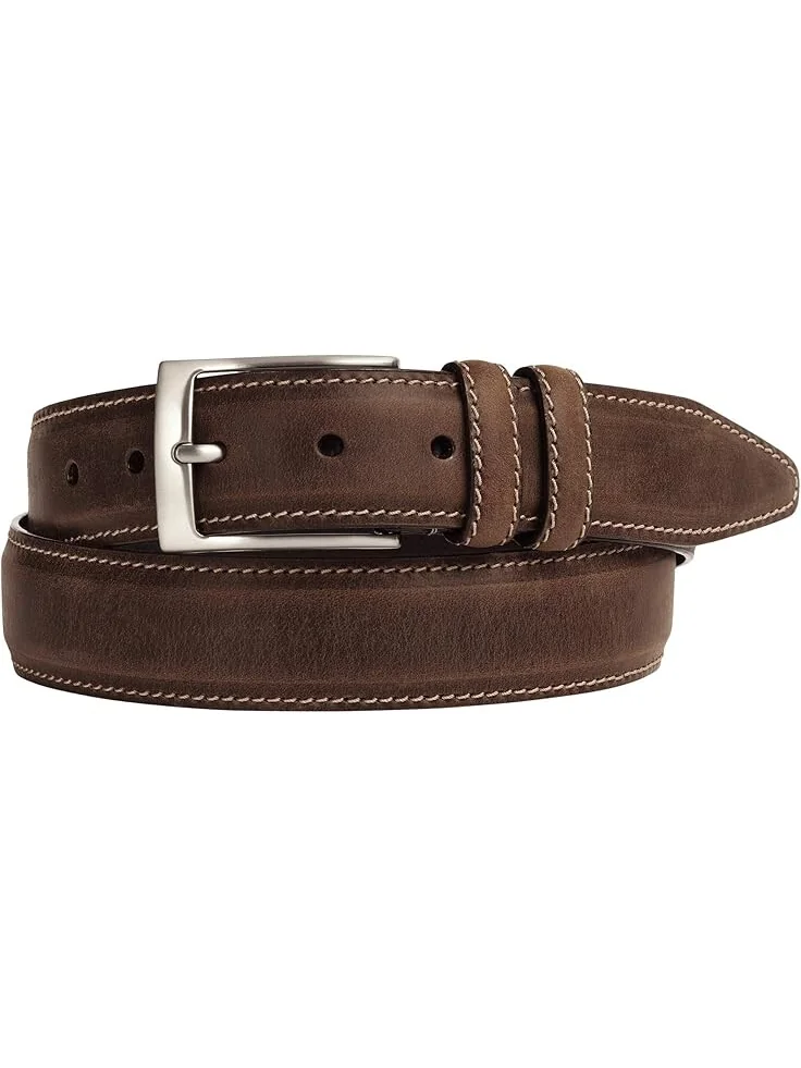 Ремень Johnston & Murphy New Distressed Topstitched — 1