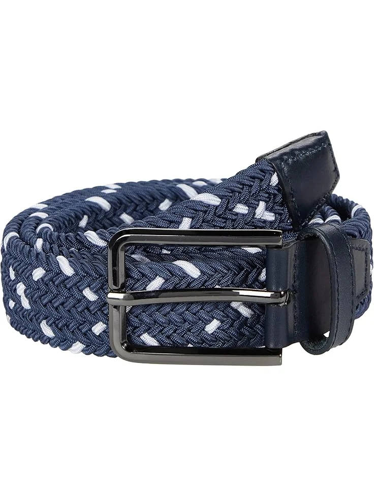Ремень Johnston & Murphy Leather Woven Belt — 1