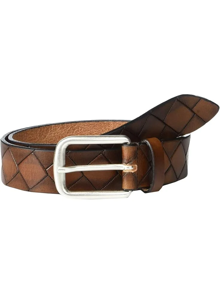 Ремень Johnston & Murphy Basketweave Belt — 1