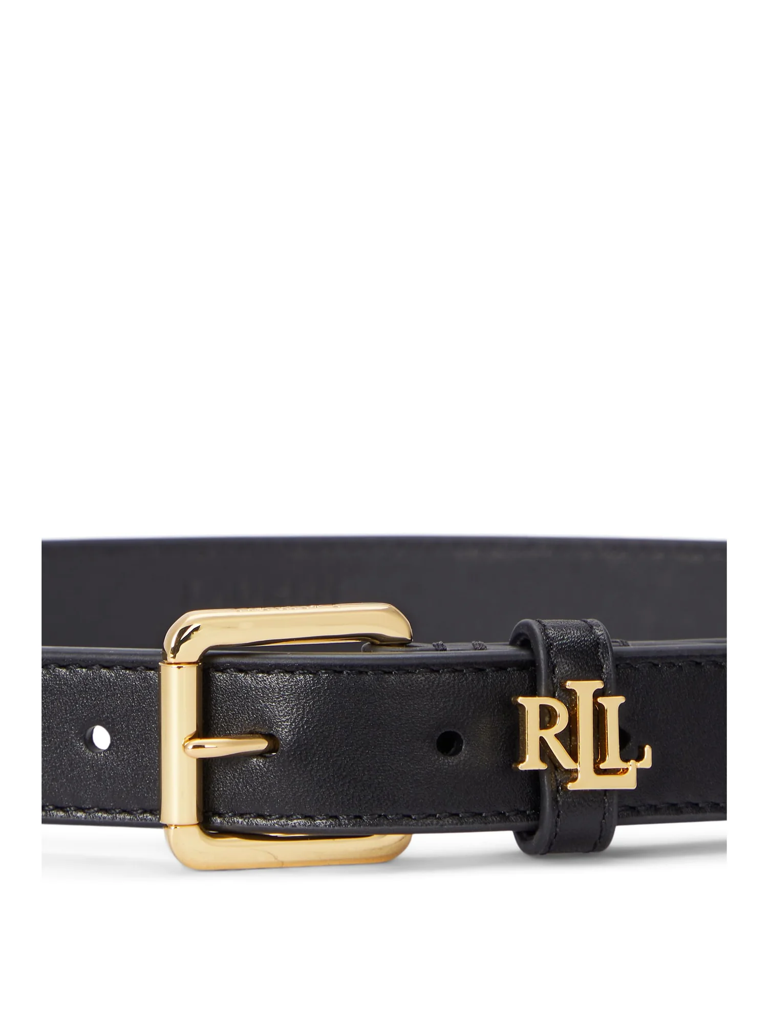 Ремень Lauren Ralph Lauren Logo-keeper Leather Skinny Belt — 2