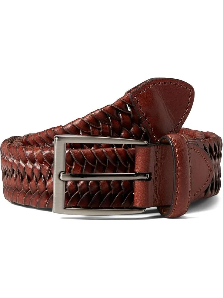 Ремень Johnston & Murphy Leather Braided Belt — 1