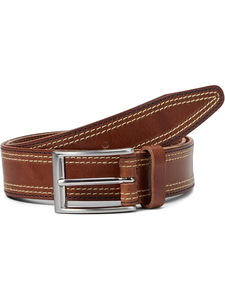 Ремень Johnston & Murphy Triple Contrast Stitched Belt — 1